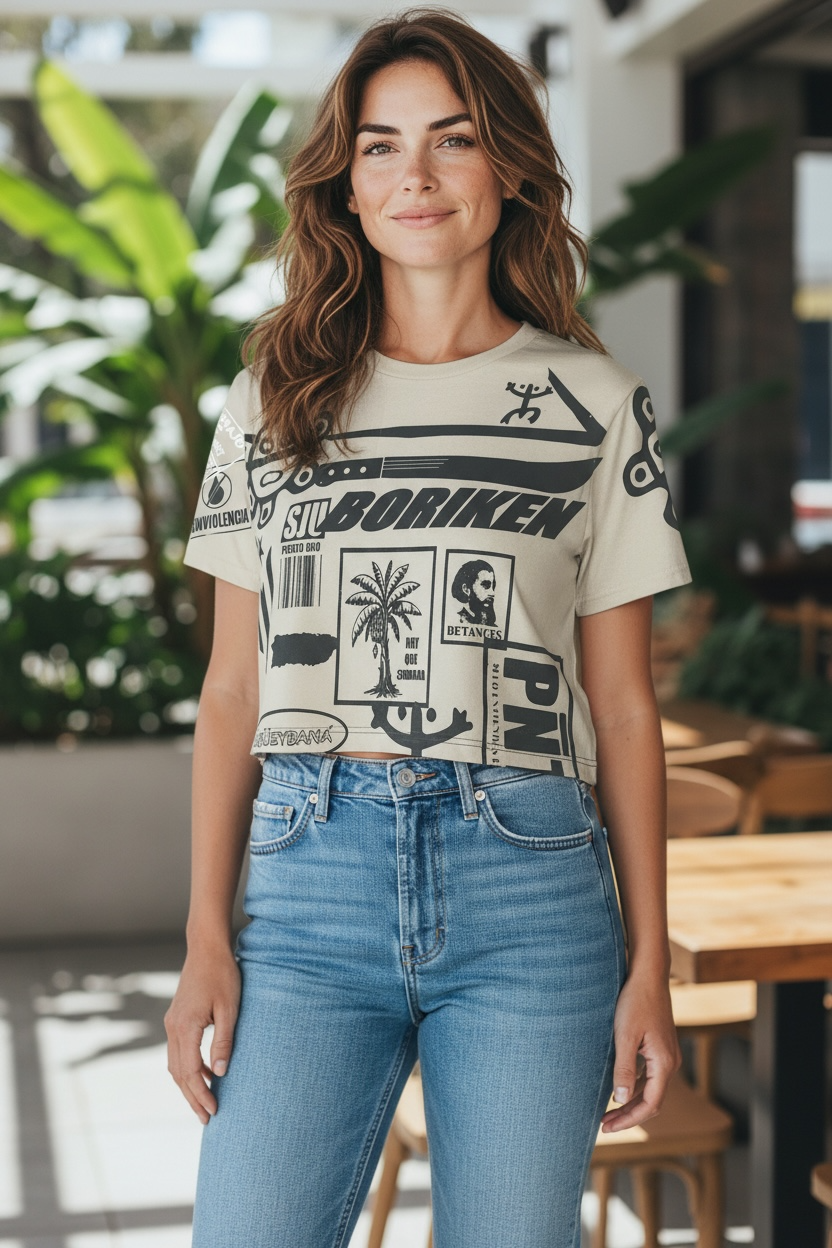 Boriken crop top